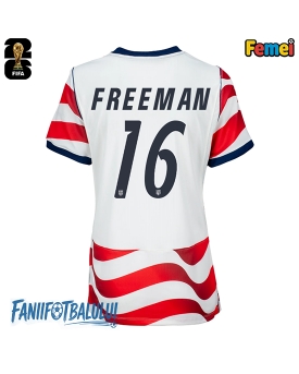 Statele Unite Alex Freeman #16 Echipament de Fotbal Replică Mondial 2026 Femei Acasa Statele Unite Alex Freeman #16 Echipament de Fotbal Replică Mondial 2026 Femei Acasa